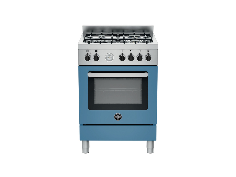 60 4-Burners Electric Oven CX | Bertazzoni La Germania - Blue